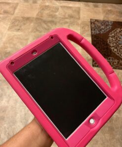 BMOUO Kids Case for iPad Mini 4/iPad Mini 5, iPad Mini 4/5 Case - Built-in Screen Protector, Shockproof Handle Convertible Stand Kids Case for iPad Mini 5th/4th Generation 7.9", Rose 37 71GYIl8WhTL