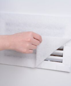 Ventilaider Complete Air Vent Register Filter Set Cut to Fit Any Size 16" x 60" & 50" Installation Tape, Electrostatic Fabric. Purifies Air, Helps Reduce Dust from Ducts, AC Furnace System 1 19 71GYbVOZ3GL