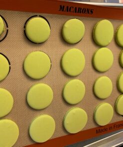 Silpat Perfect Macaron Non-Stick Silicone Baking Mat, 11-5/8" x 16-1/2", Orange 85 71GYtgr2 dL