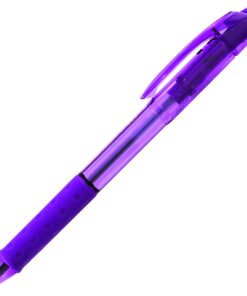 Pentel R.S.V.P. RT Colors New Retractable Ballpoint Pen, Medium Line, Barrel, Violet Ink, Box of 12 (BK93CRV-V) 12 Count (Pack of 1) 15 71GZOZatuAL