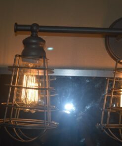 Design House 519728 Ajax 3 Light Vanity Light, Galvanized Steel Finish 48 71GZasR8UtL