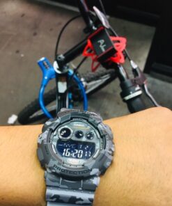 Casio Men's XL Series G-Shock Quartz 200M WR Shock Resistant Resin Color: Grey Camo (Model GD-120CM-8CR) 33 71GZfI9cyVL