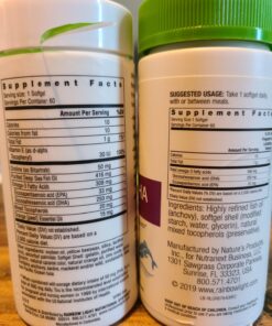 Rainbow Light Prenatal Vitamin, Omega-3 Fatty Acids & Prenatal DHA, Multivitamin for Women, Gluten Free, Promotes Baby's Brain Development & Eye Health, Easy To Digest, 60 Softgels 60 Count (Pack of 1) 38 71GbOFT2UIL 1