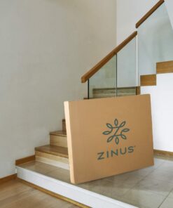 ZINUS No Assembly Metal Box Spring, 9 Inch White Mattress Foundation, Sturdy Metal Structure, Split Queen 33 71Gbqhf9NuL