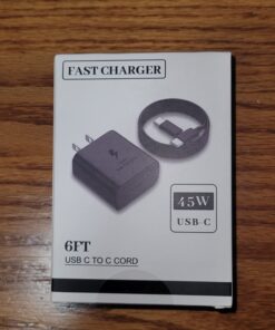 2023 New 45W Samsung Charger Type C Super Fast Charging USB C Android Charger for Samsung Galaxy S23 Ultra/S23/S23+/S22/S22 Ultra/S22+/Note 10/20/S20/S21, Galaxy Tab S7/S8, PPS Charger & 6ft C Cable 44 71Gbuv0JvEL