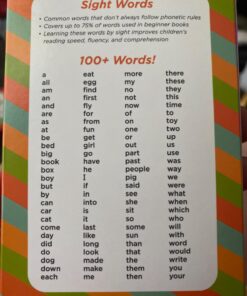 Think Tank Scholar 520 Sight Words Flash Cards (Award-Winning) Set - Preschool (Pre K) Kindergarten 1st 2nd 3rd Grade Homeschool (Kids Ages 3, 4, 5, 6, 7, 8, 9) Dolch & Fry High Frequency Sight Word Sight Words Bundle 56 71Gbx2hpLbL