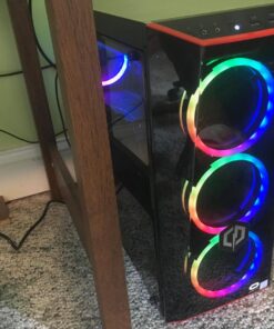 CyberpowerPC Gamer Xtreme VR Gaming PC, Intel Core i5-9400F 2.9GHz, NVIDIA GeForce GTX 1660 6GB, 8GB DDR4, 120GB SSD, 1TB HDD, WiFi Ready & Win 10 Home (GXiVR8060A7, Black) 52 71GcPyencJL