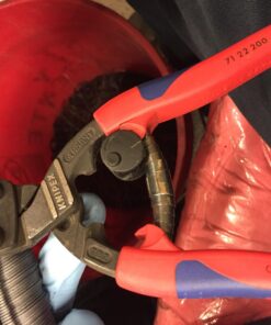 KNIPEX - 7112200 Tools 71 12 200, Comfort Grip High Leverage Cobolt Cutters with Opening Lock and Spring 28 71GdVoVQeL