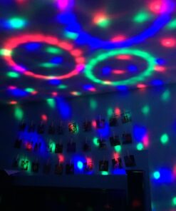 Sound Activated Party Light, Spriak Disco Light Disco Ball - Remote Control, 7 Modes - Best Dj Dance Lamp Strobe Lights for Birthday Xmas Festival Parties, Stage Bar Club Room House Karaoke Wedding plug-in disco light 49 71GeKeavrgL