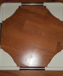 SPACECARE Mobile Roller with 4 Locking Wheels - Adjustable Furniture Dolly Washing Machine Stand Refrigerator Base Moving Cart Off White 42 71Ged9pc24L