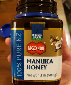 Manuka Health UMF 13+/MGO 400+ Manuka Honey (500g/17.6oz), Superfood, Authentic Raw Honey from New Zealand 1.1 Pound (Pack of 1) Standard Packaging 19 71Geyacn5YL