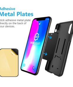 WixGear Universal Flat Stick On Dashboard Magnetic Car Mount Holder for Cell Phones and Mini Tablets with Fast Swift-Snap Technology - Extra Slim 41 71GfAvFlgL