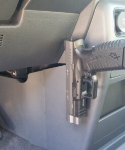 Tactical Quick Draw Gun Magnet Concealed Rifle & Shotgun Magnetic Holder Perfect as a Wall Mount Bed Mount Vehicle Car Gun Holder Mount in a Display Case for Fast Draw with Non-Scratch Coating 1 Pack 33 71GfEAi3MWL