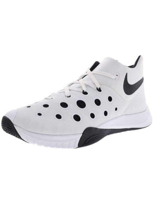 Nike Men's Zoom Hyperquickness 2015 Basketball Shoe 5.5 White/Black