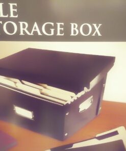 Snap-N-Store Letter-Size File Box, Black (SNS01533) Letter File 31 71GgLtaR7JL