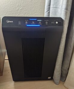 Winix 5500-2 Air Purifier with True HEPA, PlasmaWave and Odor Reducing Washable AOC Carbon Filter Medium , Charcoal Gray 42 71GgwEyPTBL