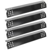 Hongso PPG371 (4-Pack) Porcelain Steel Heat Plate, Heat Shield, Heat Tent, Burner Cover, Vaporizor Bar Replacement for Grill Master 720-0697, 720-0737, Nexgrill 720-0830H, 720-0783E Gas Grill Models 4 22 71Gh5CR3kKS