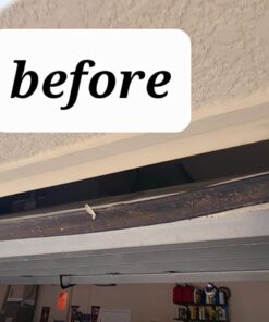 BOWSEN Garage Door Bottom Seals Weatherproof Weatherstrip Threshold Buffering Sealing High Performance EPDM Rubber Weather Resistance Gasket Black 1/4 Inch T-End, 16FT Long 16 FT Black (1/4" T-Channel End) 49 71Ghiy77S8L