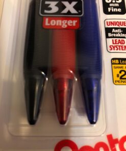 Pentel Twist-Erase GT (0.5mm) Mechanical Pencil, Assorted Barrel Colors, Color May Vary, Pack of 3 (QE205BP3M) 12 71Gi9R8kyoL