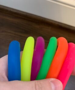 BUNMO Super Sensory Stretchy Strings 6pk | Calming & Textured Monkey Stretch Noodles | Sensory Toys for Autistic Children | Stress Relief & Anxiety Toys for Kids | Hours of Fun for Kids (Smooth) 6pk Smooth 32 71GiR9JLMcL