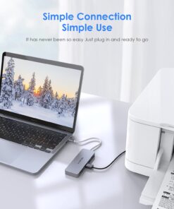 LENTION USB C Hub with 3 USB 3.0 & SD/Micro SD Card Reader Compatible Iphone15, 2023-2016 MacBook Pro, New Mac Air/iPad Pro/Surface, More, Stable Driver Certified Type C Adapter (CB-C15, Space Gray) 21 71GiW4gjR2S