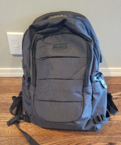 Tzowla Travel Laptop Backpack Water Resistant Anti-Theft Bag with USB Charging Port and Lock 15.6 Inch Computer Business Backpacks for Women Men Work College Gift,Casual Daypack 15.6inch A-black 45 71Gj5WT988L