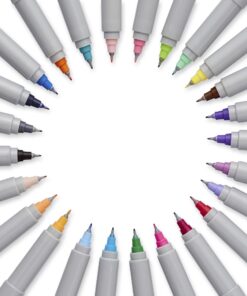 SHARPIE Permanent Markers, Ultra Fine Point, Assorted Colors, 24 Count 24-Count Ultra-Fine 29 71GjUiazn L