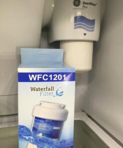 Waterfall Filter - Refrigerator Water Filter Compatible with GE MWF SmartWater Water Filter Cartridge 18 71GjkvWbaNL