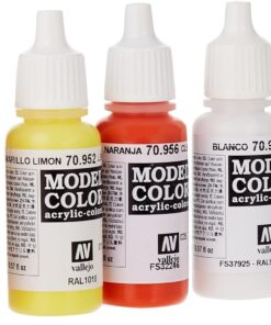 Vallejo Basic USA Acrylic Colors Paint Set, 17ml, Assorted Colors, 0.57 Fl Oz (Pack of 16) 29 71GkNPR2PVL