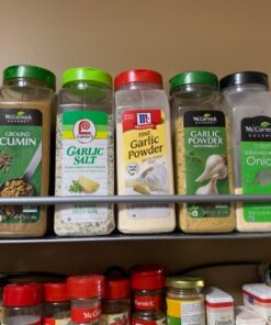 Simple Houseware Wall Mounted Spice Rack, Silver, Set of 2 42 71GmdvwIqGL