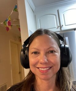 Professional Safety Ear Muffs by Decibel Defense - 37dB NRR - The HIGHEST Rated & MOST COMFORTABLE Ear Protection for Shooting & Industrial Use - THE BEST HEARING PROTECTION...GUARANTEED Regular Black 49 71GnMiyDhcL