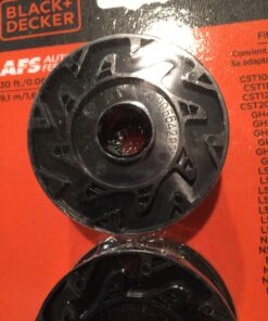 BLACK+DECKER Trimmer Line Replacement Spool, Autofeed 30 ft, 0.065-Inch, 2-Pack (AF-100-2) 24 71Go T3vDSL