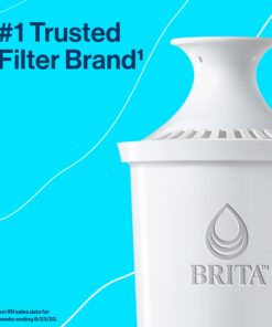 Brita Large 10-Cup Water Filter Pitcher with 1 Standard Filter, Made Without BPA, White (Design May Vary) 10cup Original 27 71Go3D38zFL