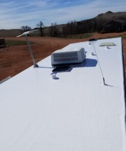 Flex Seal Liquid, 1 Gallon, White, Liquid Rubber Coating Sealant, Waterproof, Flexible, Breathable, and UV Resistant, Roof Repair, Basements, RV, Campers, Trailers, Marine, EPDM, Masonry 1-gal 42 71GoqosOA8L