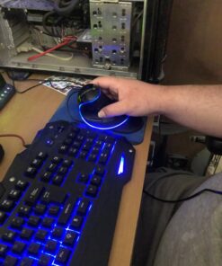 iMicro COBRA 110-Key LED Backlit USB Gaming Keyboard (IM-KBCOBV8) 21 71Gpac2KN6L