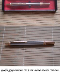 Hansol Stainless Steel Painless Lancing Pen Device for Lancets & Acupuncture 5 71Gqb8g5aUL