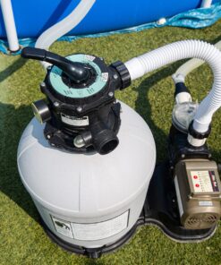 XtremepowerUS 3,100GPH Swimming Pool 16" Sand Filter 3/4 HP Pool Pump w/ Timer 15,000GAL Above Ground Pool Set 16" Sand Filter W/ Pump 28 71Gqf3J1S7L