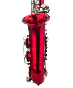 Glory Red/Silver keys E Flat Alto Saxophone with 11reeds,8 Pads cushions,case,carekit 18 71Gs4p2VnDL