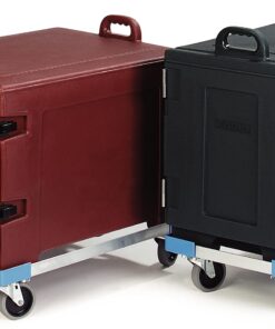 Carlisle FoodService Products Cateraide Insulated Front Loading Food Pan Carrier with Handles for Catering, Events, And Restaurants, Plastic, 5 Full Pans, Slate Blue 22 71Gs6JdJ3pS