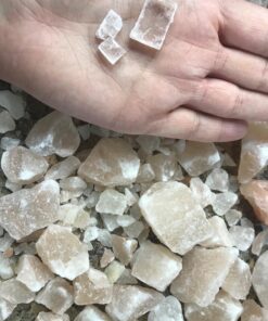 CRYSTAL DECOR Himalayan Pink Salt Lamp Basket & Dimmer Cord Bulb Flanigan1 27 71GsDmvF09L