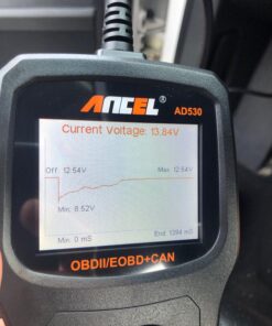 (Upgraded AD310) ANCEL AD530 OBD2 Scanner Diagnostic Tool with Battery Test Car Engine Light Code Reader Scan Tool, All OBD2 Function Enhanced Code Definition and Upgraded Graphing Battery Status Orange 35 71GsMysvpJL