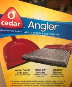 O-Cedar PowerCorner Angle Broom with Dustpan PowerCorner Angle Broom & Dust Pan 30 71GskCHoLxL 2
