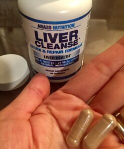 Arazo Nutrition Liver Cleanse Detox & Repair Formula – Milk Thistle Herbal Support Supplement: Silymarin, Beet, Artichoke, Dandelion, Chicory Root 28 71Gu0Oqpc2L