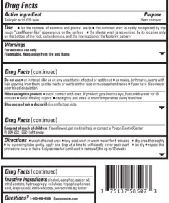 Compound W Maximum Strength Fast Acting Gel Wart Remover, 0.25 oz, 2 Pack unflavored 0.5 Ounce (Pack of 1) 33 71Gu1 aIL