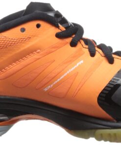 Mizuno Women's Wave Lightning Z2 Volleyball Shoe 12 Women/9.5 Men Black/Orange 13 71GuuTsvJiL