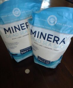 Minera Dead Sea Salt - 10 lbs. Fine Grain (Qty 2 x 5 lb. Bags) 5 Pound (Pack of 2) 13 71GvgjjHmLL