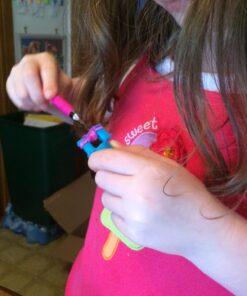 Rainbow Loom Tail Upgrade Kit - Metal Hook - Pink 17 71Gw6uHcg L