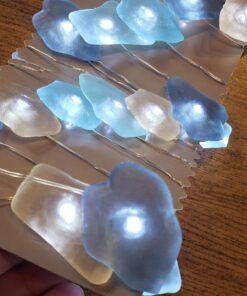 Impress Life Decorative String Lights, Sea Glass Festive Beach Themed 10 ft 40 LEDs Battery&USB Cord Operated Eco-Friendly with Multi-Function Remote for Tent Wedding Nursery Bedroom Party Ornament 46 71GwfOgdKFL