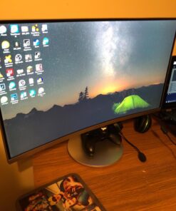 SAMSUNG IT LC27F591FDNXZA SAMSUNG C27F591 27-Inch FHD 1080p Curved Monitor (Built-in Speaker Included) New 55 71GxMW GI2L