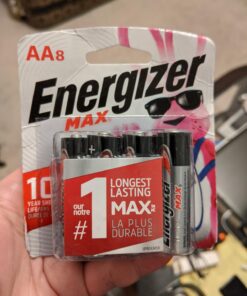 Energizer AA Batteries, Max Double A Battery Alkaline, 8 Count 35 71GxznDsRQL
